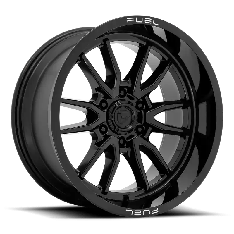 Fuel Clash 6 D760 20x10 -18 8x170mm 125.1mm Gloss Black Weekend Sale
