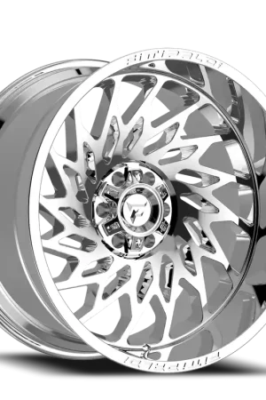 Instant Buy Fittipaldi Offroad Alpha Series FA20MC 20x10 -19 8x180mm 124.3mm Chrome Mirror Coat Chrome