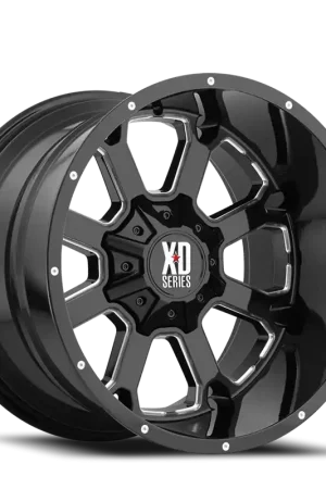 XD Series Buck 25 XD825 GB-M 20x9 +0 8x170mm 125.5mm Gloss Black Milled Trending