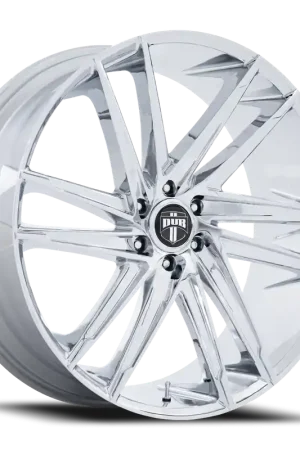 High Quality DUB Blaze DC275PX 24x10 +25 6x139.7mm 106.1mm Chrome