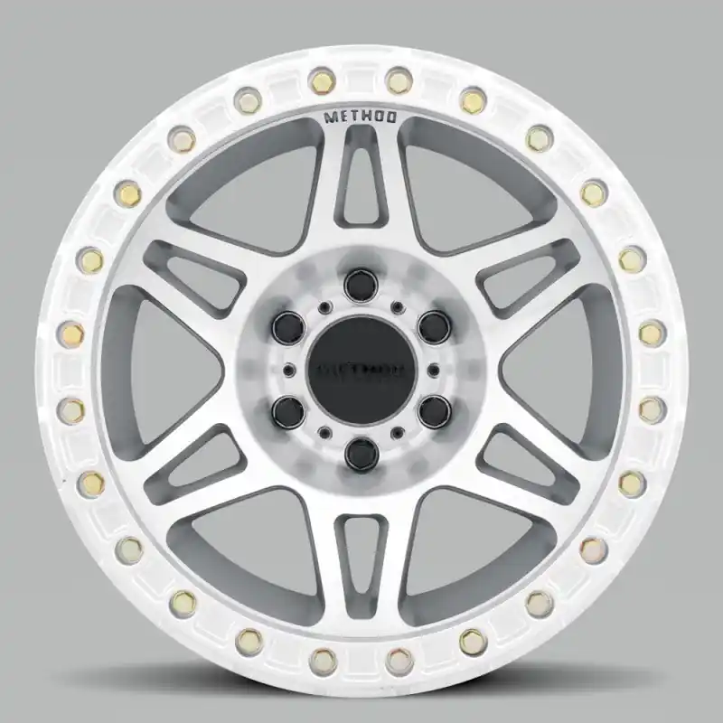 Method MR106 Beadlock 17x9 -44mm Offset 8x6.5 130.81mm CB Machined/Clear Coat w/BH-H36125 Wheel Crafted