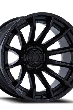 Fuel Burn FC403MX 24x12 -44 6x135mm 87.1mm Matte Black Gloss Black Lip Trusted Brand