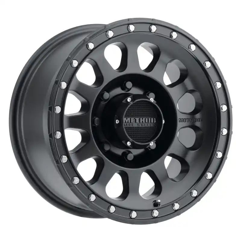 Method MR315 18x9 +18mm Offset 8x6.5 130.81mm CB Matte Black Wheel Fan Favorite