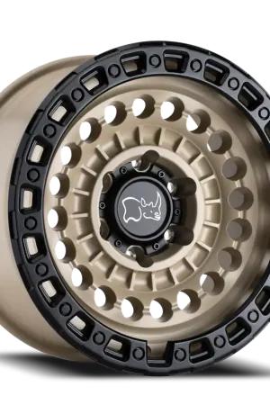 Black Rhino Sentinel DS 17x8.5 -10 6x139.7mm 112.1mm Desert Sand Black Lip Edge Flash Sale