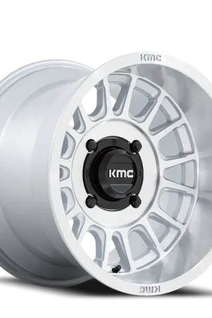 Limited Time KMC Impact UTV KS138 SL 15x10 +0 4x137mm 96mm Machined Silver