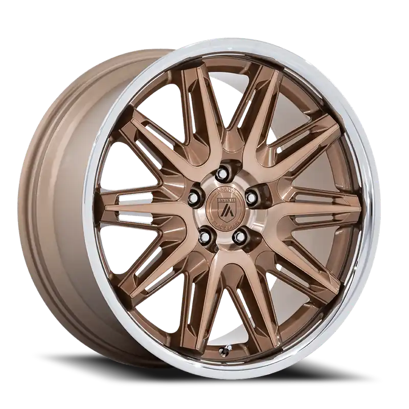 Viral Asanti Black Label Imperator ABL-47 20x9 +45 5x112mm 66.56mm Bronze Machined SS Lip