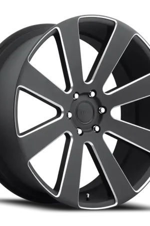 Big Sale DUB 8-Ball S187 24x10 +30 6x135mm 87.1mm Black Milled Accents