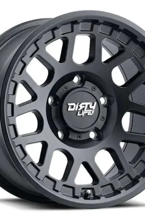 Last Chance Dirty Life 9306 Mesa 17x9 / 5x127 BP / -12mm Offset / 78.1mm Hub Matte Black Wheel
