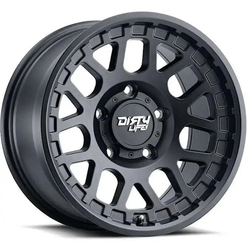 Last Chance Dirty Life 9306 Mesa 17x9 / 5x127 BP / -12mm Offset / 78.1mm Hub Matte Black Wheel