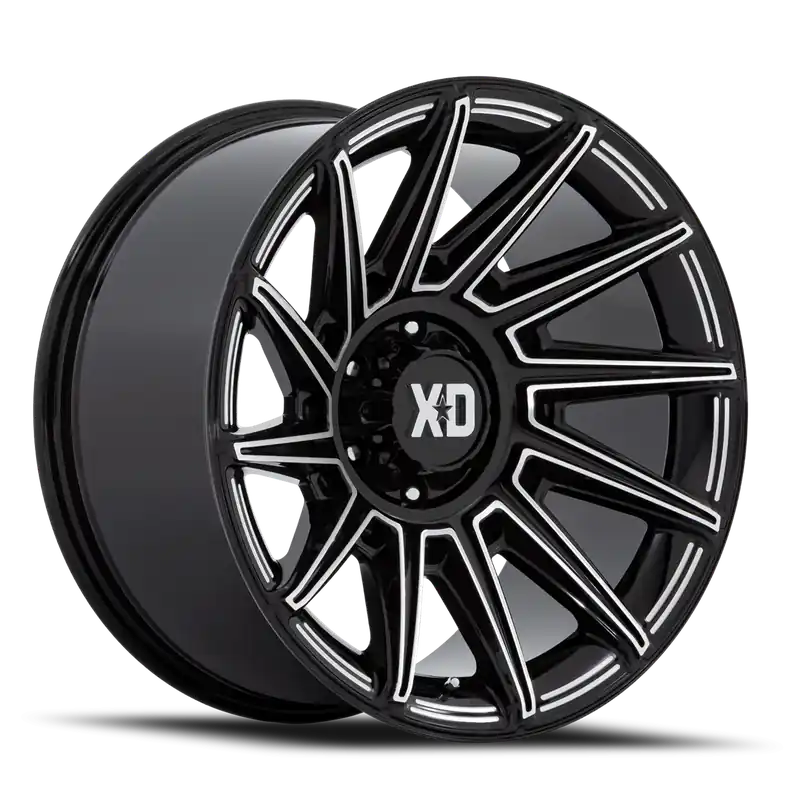 XD Series Specter XD867 GB 20x10 -18 8x165.1mm 125.1mm Gloss Black Milled Wholesale