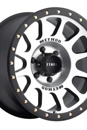 Crafted Method MR305 NV 18x9 0mm Offset 6x5.5 108mm CB Machined/Black Street Loc Wheel