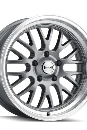 Ridler 607 Gloss Grey Machined 18x9.5 5x120.65 6mm 83.82mm Bulk Order