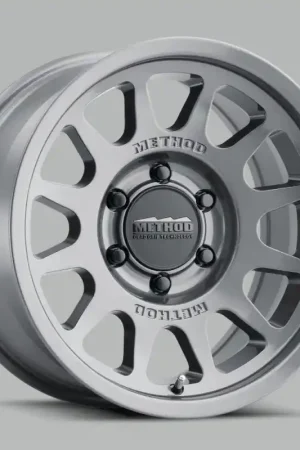 Grab Now Method MR703 17x8.5 0mm Offset 6x135 87mm CB Gloss Titanium Wheel