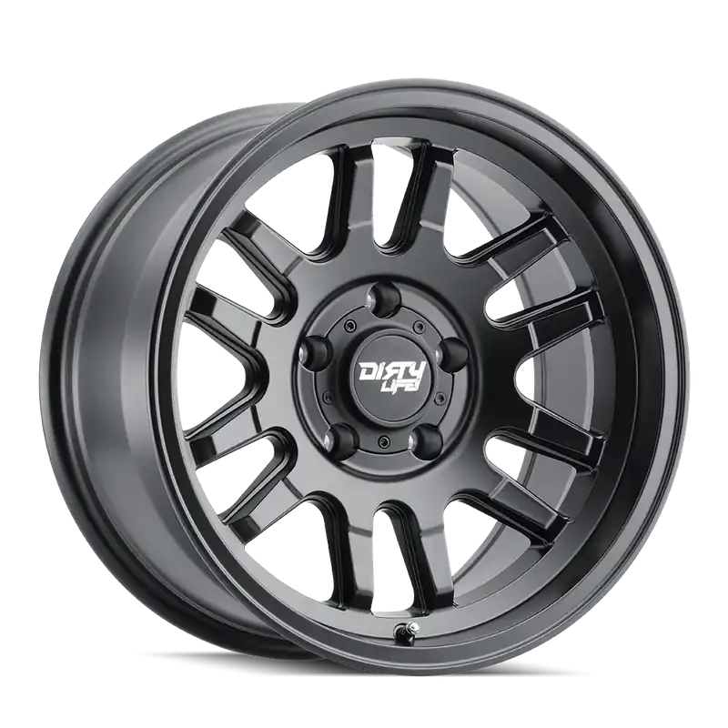 Today Only Dirty Life Canyon 9310 Matte Black 17x9 6x139.7 0mm 106mm