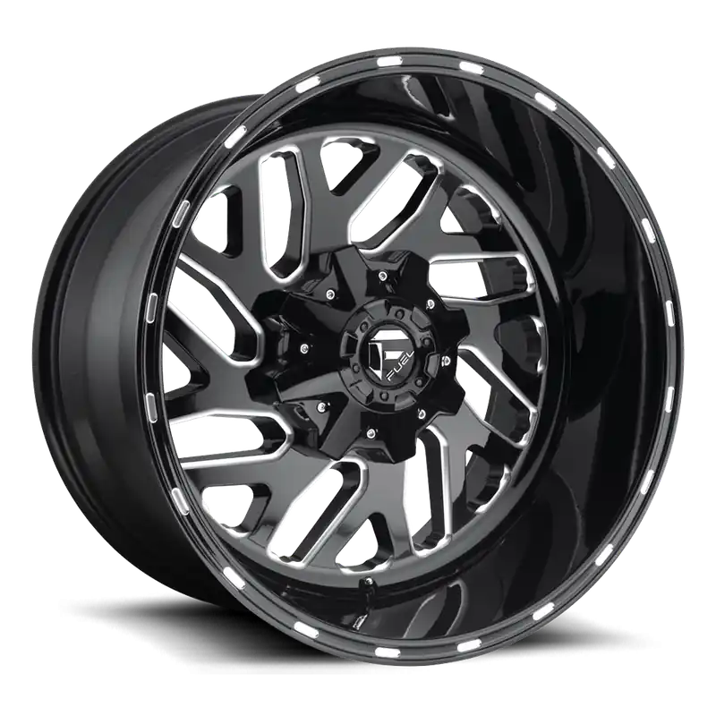 Buy Today Fuel Triton D581 20x12 -43 8x165.1mm 125.1mm Gloss Black Milled
