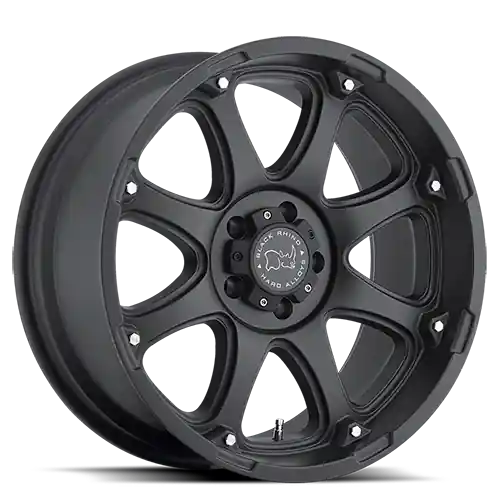 Black Rhino Glamis 20x9 +12 5x150mm 110mm Matte Black Price Cut