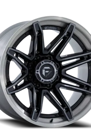 Fuel Brawl FC401BT 24x12 -44 8x180mm 124.2mm Gloss Black Brushed Dark Tint Cheap