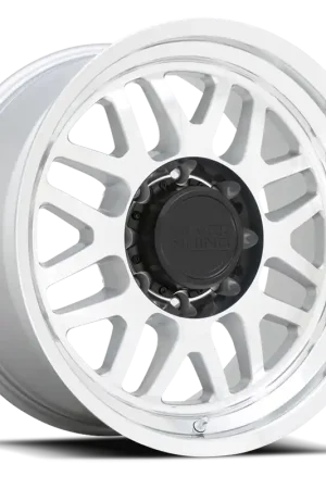 Luxury Black Rhino Delta SL 18x9.5 -18 8x165.1mm 125.1mm Gloss Silver Mirror Face-Mirror Lip