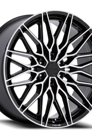 Free Returns Niche Calabria 6 BD 24x10 +20 6x139.7mm 106.1mm Gloss Black Machined