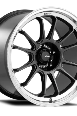 Top Rated Konig Hypergram 15x7.5 4x100 ET35 Metallic Carbon w/ Machined Lip