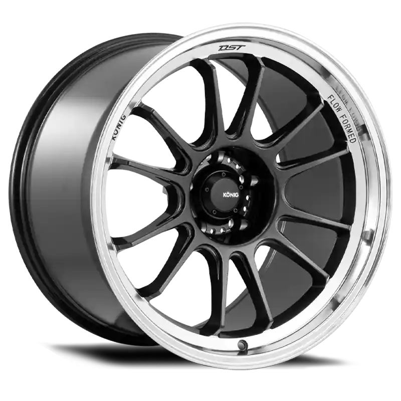 Top Rated Konig Hypergram 15x7.5 4x100 ET35 Metallic Carbon w/ Machined Lip