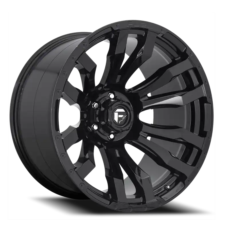 Seasonal Sale Fuel Blitz D675 18x9 -12 5x127mm 71.5mm Gloss Black