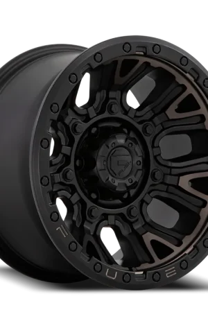 Express Delivery Fuel Traction D824 20x9 +1 8x170mm 125.1mm Matte Black Double Dark Tint