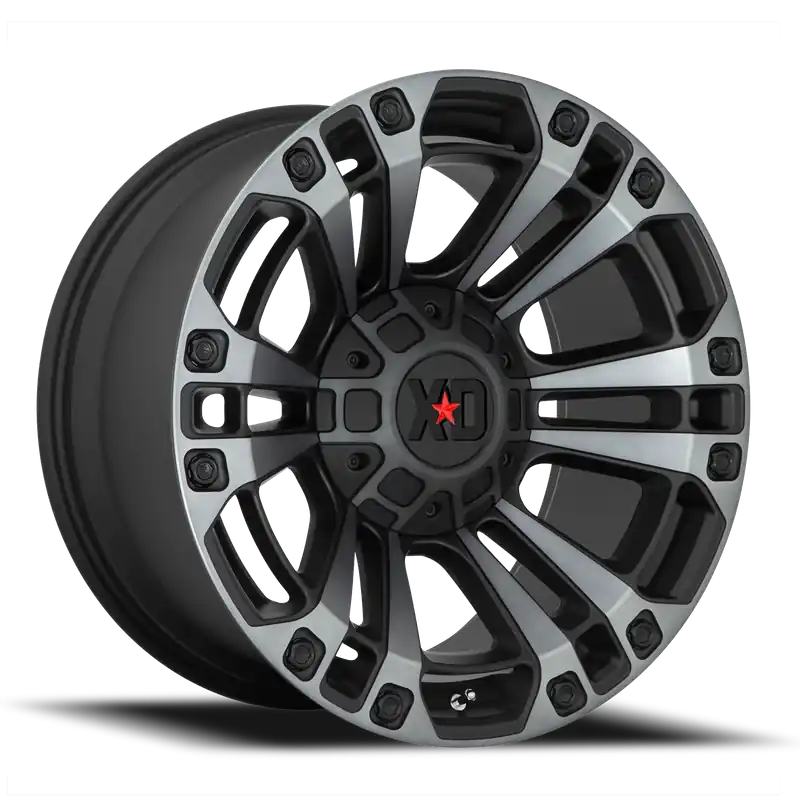 XD Series Monster 3 XD851 SB-GT 20x10 -18 8x170mm 125.5mm Satin Black Gray Tint Fast Shipping