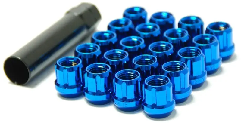 Wheel Mate Muteki Open End Lug Nuts - Blue 12x1.50 Direct From Manufacturer