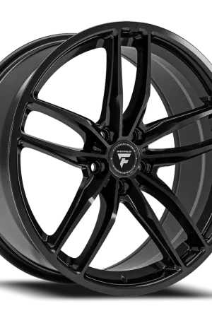 Fittipaldi Street 361 B 20x8.5 +32 5x120mm 74.1mm Gloss Black Worldwide Shipping