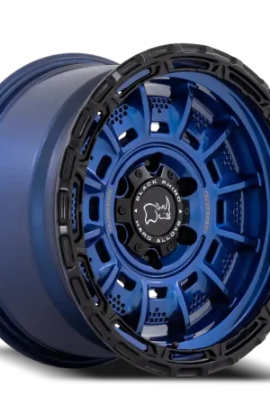 Certified Black Rhino Legion BL 20x10 -18 8x170mm 125.1mm Cobalt Blue Black Lip