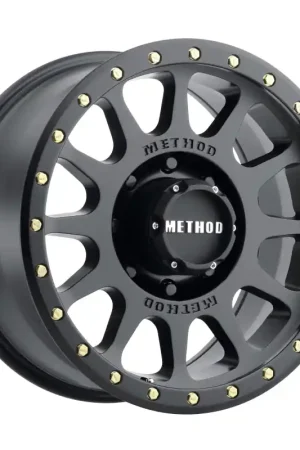 Method MR305 NV 20x10 -18mm Offset 8x170 130.81mm CB Matte Black Wheel While Supplies Last