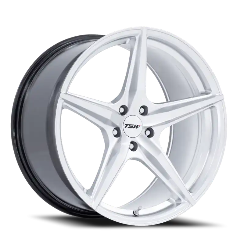 No Minimum Order TSW Esprit SD 18x9.5 +22 5x112mm 66.56mm Hyper Silver Machined Face