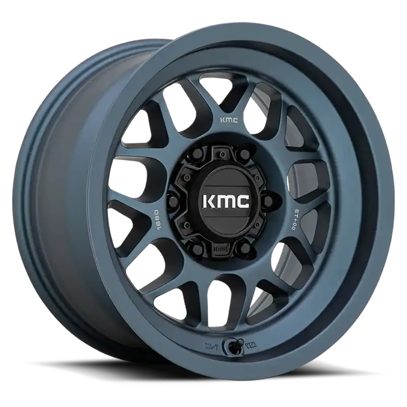 Direct From Factory KMC Terra KM725 BL 17x8.5 +0 6x120mm 66.9mm Metallic Blue