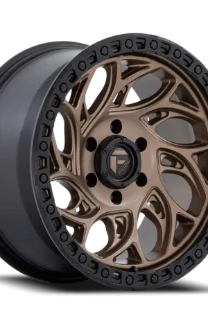 Fuel Runner OR D841 15x8 -19 5x114.3mm 72.56mm Bronze Black Ring Same Day Shipping