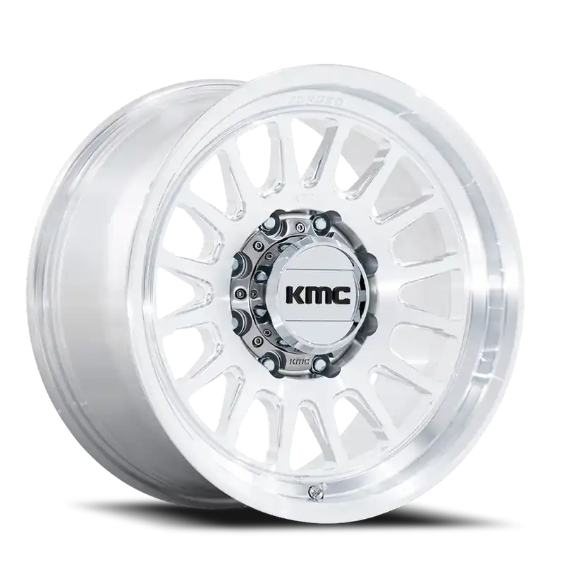 KMC Impact Forged Monoblock KM452 DX 18x9 +18 8x180mm 124.2mm Machined Raw Machined In Demand