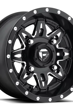 Fuel Lethal UTV D567 14x7 +13 4x156mm 132mm Matte Black Milled Bargain