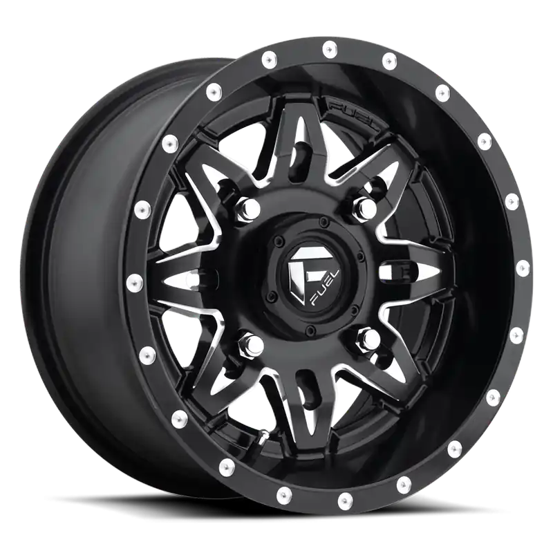 Fuel Lethal UTV D567 14x7 +13 4x156mm 132mm Matte Black Milled Bargain