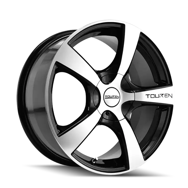 Final Sale Touren TR9 3190 Gloss Black Machined 16x7 5x110/5x115 42mm 72.62mm