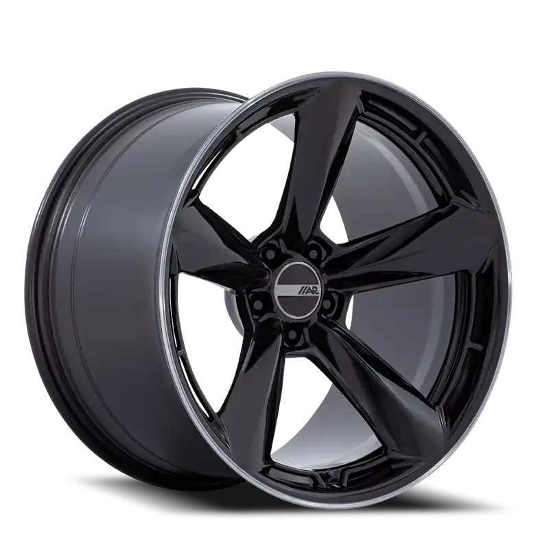 American Racing TTF GB 20x12 +6 5x115mm 72.56mm Gloss Black Double Dark Tint Lip Bargain