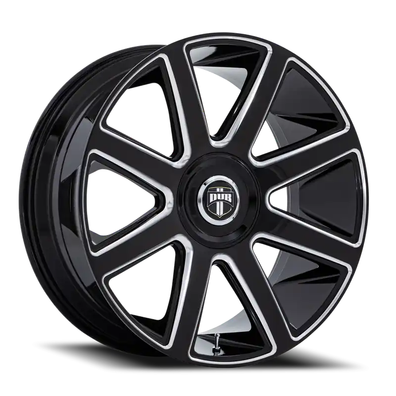 Limited Time DUB Pull GBM 26x10 +30 6x135/6x139.7mm 100.3mm Gloss Black Milled