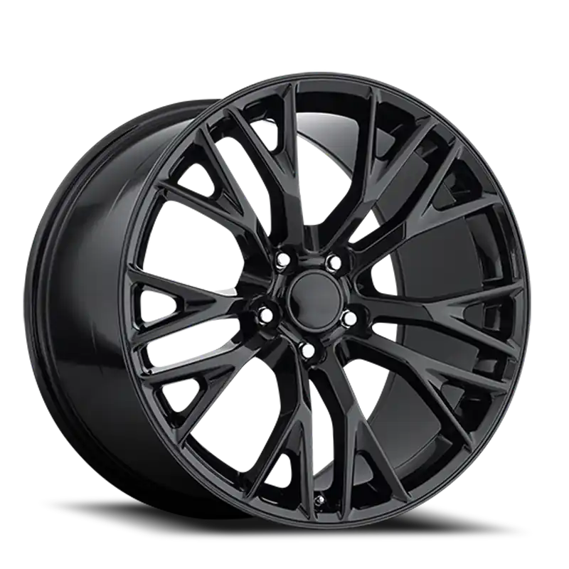 Markdown Factory Reproductions FR 22 2015 C7 Z06 Replica GB 17x8.5 +56 5x120.65mm 70.3mm Gloss Black