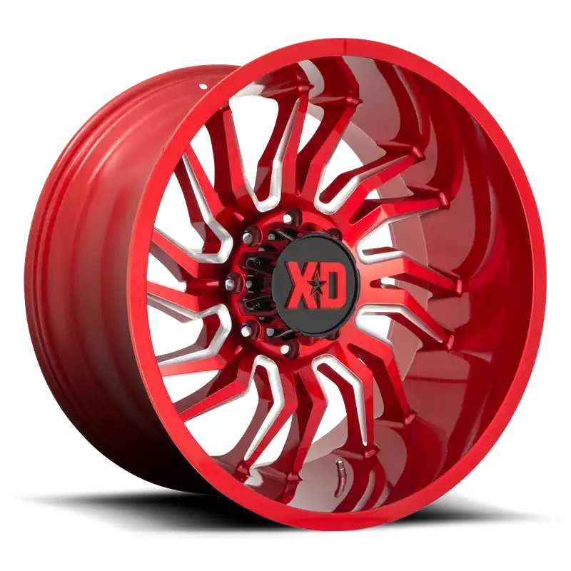 Discount XD Series Tension XD858 RD 22x12 -44 8x165.1mm 125.1mm Candy Red Milled
