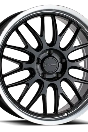 Fan Favorite Petrol P4C GBM 18x8 +40 5x105mm 72.1mm Gloss Black Machined Lip