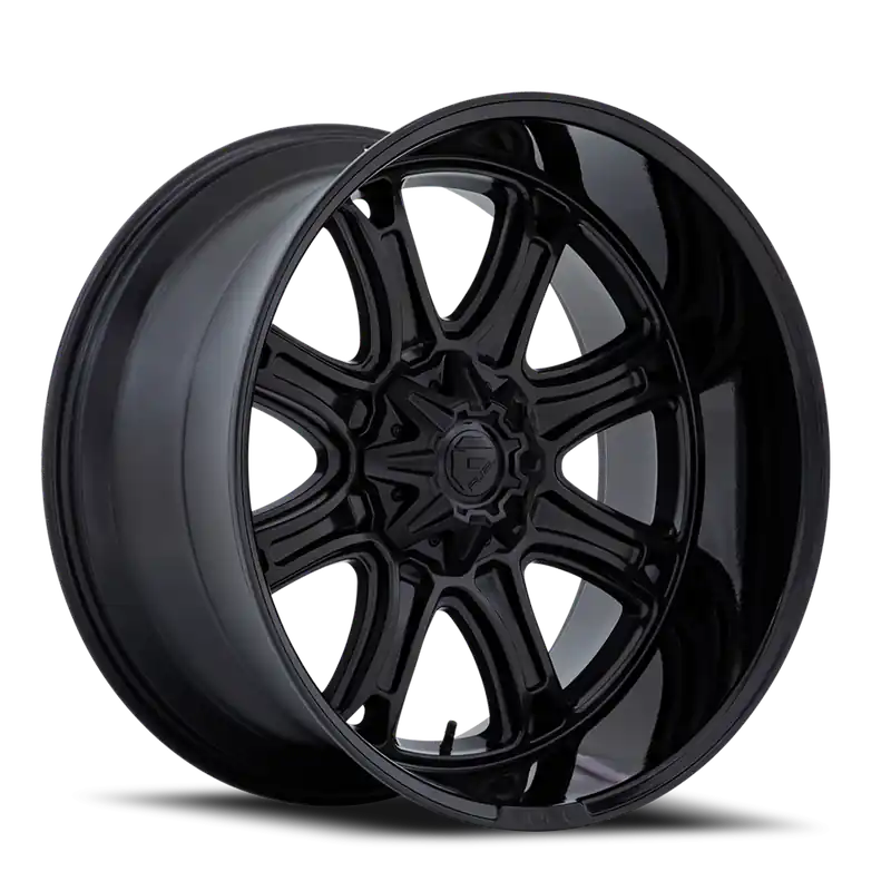 Premium Fuel Darkstar FC853MB 20x10 -18 8x180mm 124.2mm Matte Black Gloss Black Lip