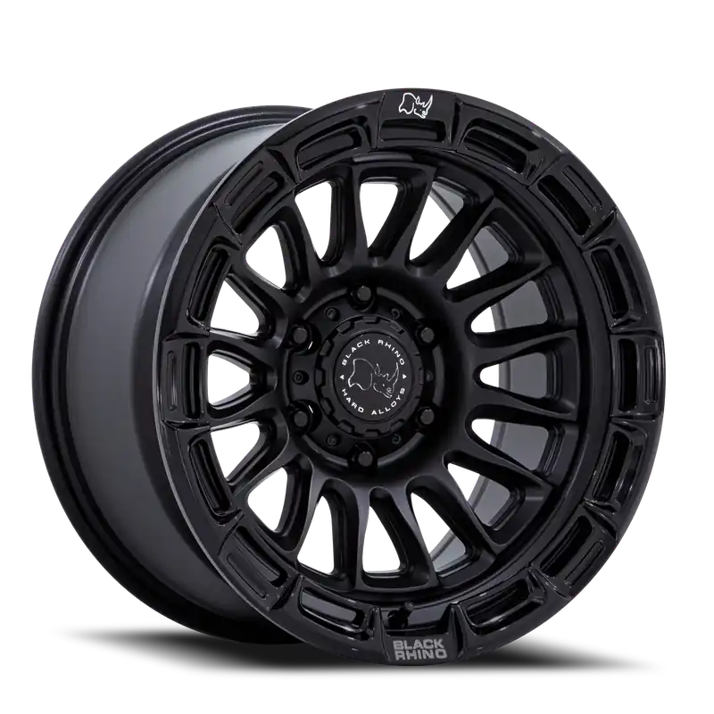 Final Sale Black Rhino Rival BR025MB 17x8.5 +10 5x127mm 71.5mm Matte Black Gloss Black Lip