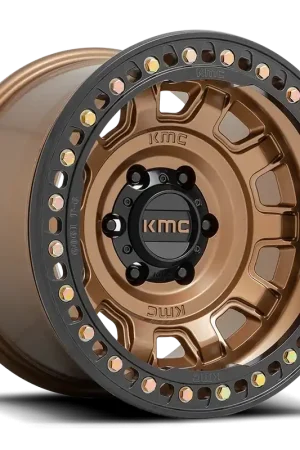 Wholesale KMC Tank Beadlock KM236 MB 17x9 -15 5x127mm 71.5mm Matte Bronze