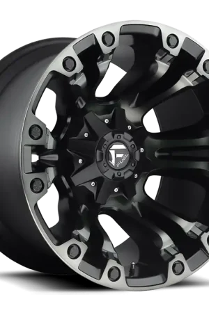 Luxury Fuel Vapor D569 20x10 -18 5x114.3/5x127mm 78.1mm Matte Black Double Dark Tint