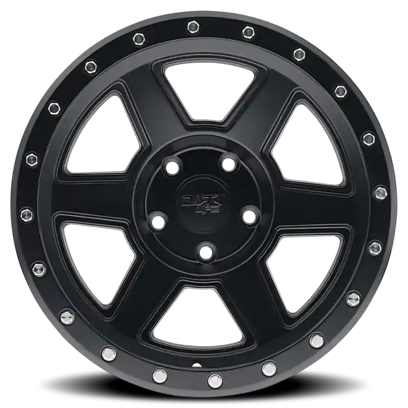 Dirty Life 9315 Compound 17x9 / 6x139.7 BP / -12mm Offset / 106mm Hub Matte Black Wheel Low Price