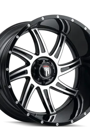 American Truxx Vortex AT162 Gloss Black Machined 22x12 6x135 x44mm 87.1mm Mega Sale